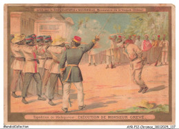 Delcampe - AYRP12-0904-CHROMOS - Chocolat Aiguebelle - Exécution De Monsieur Grevé - Aiguebelle
