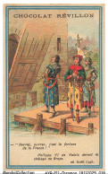 Delcampe - AYRP11-0790-CHROMOS - Chocolat Revillon - Ouvrez - Ouvrez - C'est La Fortune De La France - Revillon