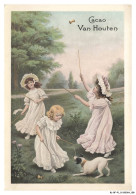 Delcampe - BL-BFP1-0080-CHROMOS - CHOCOLAT VAN HOUTEN - Des Enfants - Van Houten