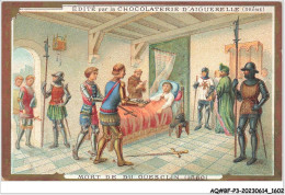 Delcampe - AQ#BFP3-CHROMOS-0799 - Chocolat D'Aiguebelle - Mort De Du Guesclin 1380 - Aiguebelle