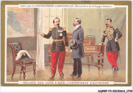 Delcampe - AQ#BFP3-CHROMOS-0849 - CHOCOLAT D'AIGUEBELLE - Maladie Des Vers à Soie, L'expérience D'autriche - Aiguebelle
