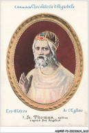 Delcampe - AQ#BFP3-CHROMOS-0804 - CHOCOLAT AIGUEBELLE - Les Gloires De L'église - St. Phomas, Apôtre D'après Fra Angelico - Aiguebelle