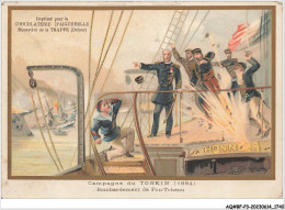 Delcampe - AQ#BFP3-CHROMOS-0868 - CHOCOLAT D'AIGUEBELLE - Campagne Du Tonkin - Bombardement De Fou-Tchéou - Aiguebelle