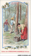Delcampe - AQ#BFP3-CHROMOS-0820 - CHOCOLAT D'AIGUEBELLE - Les Résiniers - L'industrie Dans La Nature - Aiguebelle