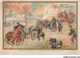 Delcampe - AQ#BFP3-CHROMOS-0874 - CHOCOLAT D'AIGUEBELLE - Bataille De Beaune-la-Rolande - 27 Novembre 1870 - Aiguebelle