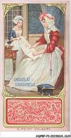 Delcampe - AQ#BFP3-CHROMOS-0815 - CHOCOLAT D'AIGUEBELLE - Point Colbert - Les Points De Couture - Aiguebelle