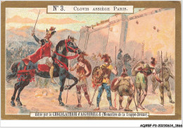Delcampe - AQ#BFP3-CHROMOS-0931 - CHOCOLAT D'AIGUEBELLE - Clovis Assiège Paris - Aiguebelle
