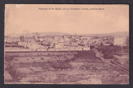 Delcampe - Vintage Postcard 1910s Panorama Mellah Fez Morocco Fortress Judaica - Fez