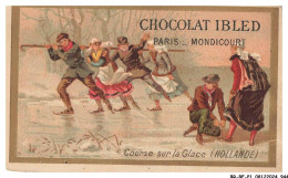 Delcampe - BR-BFP1-0473-CHROMOS - CHOCOLAT IBLED - Course Sur La Glace - Ibled