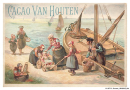 Delcampe - CH-BFP1-0334-CHROMOS - CACAO VAN-HOUTEN - Groupe De Personne Et Bateau - Van Houten
