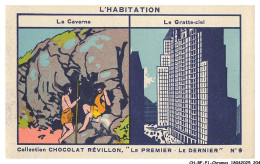 Delcampe - CH-BFP1-0513-CHROMOS - CHOCOLAT REVILON - L'habiation - Le Gratte Ciel - Revillon
