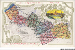 Delcampe - AQ#BFP3-CHROMOS-0988 - CHOCOLAT D'AIGUEBELLE - Les Départements - Nord - Aiguebelle