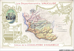 Delcampe - AQ#BFP3-CHROMOS-0968 - CHOCOLAT D'AIGUEBELLE - Les Départements - Vaucluse - Aiguebelle