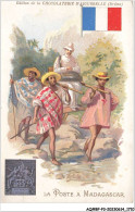 Delcampe - AQ#BFP3-CHROMOS-0853 - CHOCOLAT D'AIGUEBELLE - La Poste à Madagascar - Aiguebelle