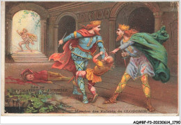 Delcampe - AQ#BFP3-CHROMOS-0893 - CHOCOLAT D'AIGUEBELLE - Meurtre Des Enfants De Clodomir - Aiguebelle