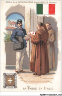Delcampe - AQ#BFP3-CHROMOS-0854 - CHOCOLAT D'AIGUEBELLE - La Poste En Italie - Aiguebelle