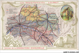 Delcampe - AQ#BFP3-CHROMOS-0978 - CHOCOLAT D'AIGUEBELLE - Les Départements - Loiret - Aiguebelle