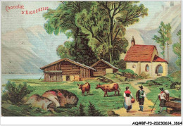 Delcampe - AQ#BFP3-CHROMOS-0930 - CHOCOLAT D'AIGUEBELLE - Une Ferme - Aiguebelle