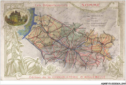 Delcampe - AQ#BFP3-CHROMOS-0970 - CHOCOLAT D'AIGUEBELLE - Les Départements - Somme - Aiguebelle