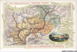 Delcampe - AQ#BFP3-CHROMOS-0982 - CHOCOLAT D'AIGUEBELLE - Les Départements - Hautes-Alpes - Aiguebelle