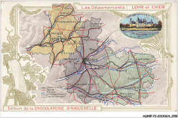 Delcampe - AQ#BFP3-CHROMOS-0977 - CHOCOLAT D'AIGUEBELLE - Les Départements - Loir-et-Cher - Aiguebelle