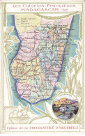 Delcampe - CHROMOS AG#MK957 LES COLONIES FRANCAISES MADAGASCAR SUD PLAN CHOCOLATERIE D AIGUEBELLE - Aiguebelle