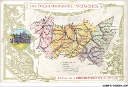 Delcampe - AQ#BFP3-CHROMOS-0995  - CHOCOLAT D'AIGUEBELLE - Les Départements - Vosges - Aiguebelle