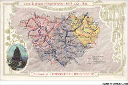 Delcampe - AQ#BFP3-CHROMOS-0992 - CHOCOLAT D'AIGUEBELLE - Les Départements - Haute-Loire - Aiguebelle