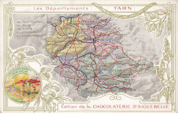 Delcampe - CHROMOS AG#MK947 DEPARTEMENT DU TARN LANGUEDOC CHOCOLATERIE D AIGUEBELLE - Aiguebelle