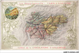 Delcampe - AQ#BFP3-CHROMOS-0993 - CHOCOLAT D'AIGUEBELLE - Les Départements - Tarn Et Garonne - Aiguebelle
