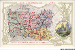 Delcampe - AQ#BFP3-CHROMOS-0989 - CHOCOLAT D'AIGUEBELLE - Les Départements - Oise - Aiguebelle