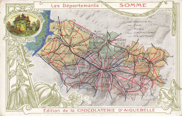 Delcampe - CHROMOS AG#MK946 DEPARTEMENT DE LA SOMME PICARDIE CHOCOLATERIE D AIGUEBELLE - Aiguebelle