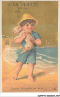 Delcampe - AQ#BFP3-CHROMOS-0711 - DOUAI - A La Pensée - Chevillart - Zozor Revenant Du Bain - Autres & Non Classés