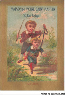 Delcampe - AQ#BFP3-CHROMOS-0705 - Maison Du Moine Saint-Martin - Le Jeu - Autres & Non Classés