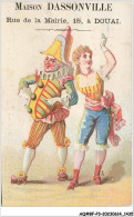 Delcampe - AQ#BFP3-CHROMOS-0716 - DOUAI - Maison Dassonville - Salon De Coiffure - Clowns GUIGNOL EN ROLLERS - Autres & Non Classés