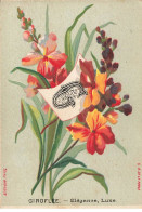 Delcampe - CHROMO #MK40623 ALPHABET LETTRE G GIROFLEE ELEGANCE LUXE - Autres & Non Classés