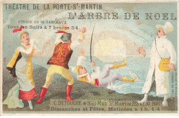 Delcampe - CHROMO #CL31088 DETOUCHE THEATRE PORTE ST MARTIN REPRESENTATION L ARBRE DE NOEL PECHE PECHEUR LAAS PARIS - Autres & Non Classés