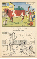 Delcampe - CHROMO NESTLE COLORIAGE #FG40220 FIP FOP ET TIPS VEULENT TRAIRE VACHE - Nestlé