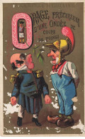Delcampe - CHROMO #CL30956 A LA BELLE MARRAINE LETTRE O HOMMES DEGUISES CASQUE VESTE D OFFICIER - Autres & Non Classés