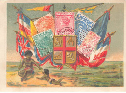 Delcampe - CHROMOS AG#MK918  AUSTRALIE ETENDARDS TIMBRE BLASON ARMOIRIES - Autres & Non Classés