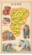 Delcampe - CHROMOS AO#AL000409 PUBLICITE PASTILLES SALOMON CARTE DE L AISNE - Autres & Non Classés