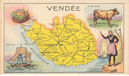 Delcampe - CHROMOS AO#AL000413 PUBLICITE PASTILLES SALOMON CARTE DE VENDEE - Autres & Non Classés