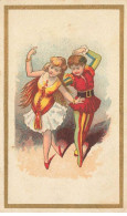 Delcampe - CHROMO #CL31025 CHOCOLAT DE L UNIVERS COUPLE DANSEURS  COURBE ROUZET DOLE - Autres & Non Classés