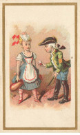 Delcampe - CHROMO #CL31026 CHOCOLAT DE L UNIVERS COUPLE SOUBRETTE GENTILHOMME COURBE ROUZET DOLE - Autres & Non Classés