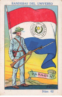 Delcampe - CHROMO #FG47337 CHOCOLAT GUILLEN BARCELONE PARAGUAY DRAPEAU - Autres & Non Classés