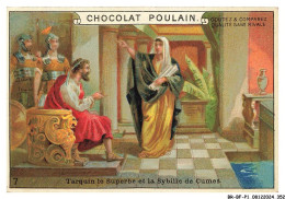Delcampe - BR-BFP1-0177-CHROMOS - CHOCOLAT POULAIN - Tarquin Le Superbe Et La Sybille De Cumes - Poulain
