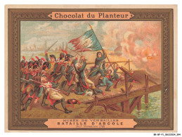 Delcampe - BR-BFP1-0198-CHROMOS - CHOCOLAT DU PLANTEUR - Musée De Versailles - Bataille D'arcole - Autres & Non Classés