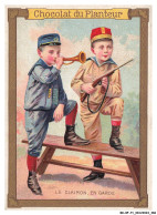 Delcampe - BR-BFP1-0194-CHROMOS - CHOCOLAT DU PLANTEUR - Le Clairon - En Garde - Autres & Non Classés