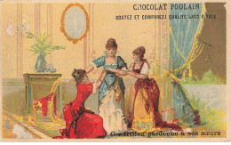 Delcampe - CHROMO #CL40320 CHOCOLAT POULAIN CENDRILLON PARDONNE A SES SOEURS BOGNARD PARIS - Poulain