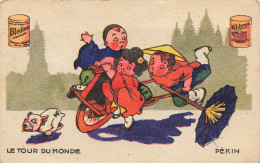 Delcampe - CHROMO #MK40616 CHINE LE TOUR DU MONDE PEKIN CHOCOLAT BLECAO - Autres & Non Classés